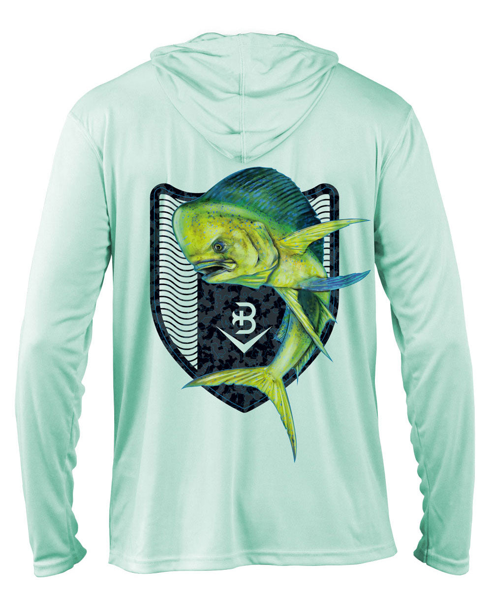 BARRICADE™ Mahi Youth Fishing Shirt with Hood – BRINY