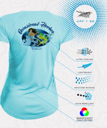 BRINY Custom Fishing Shirt Women Short Sleeve SeaGuard™ // UPF 50+