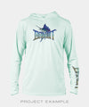 BRINY Custom Fishing Shirt Youth Hooded BARRICADE™ // UPF 50+