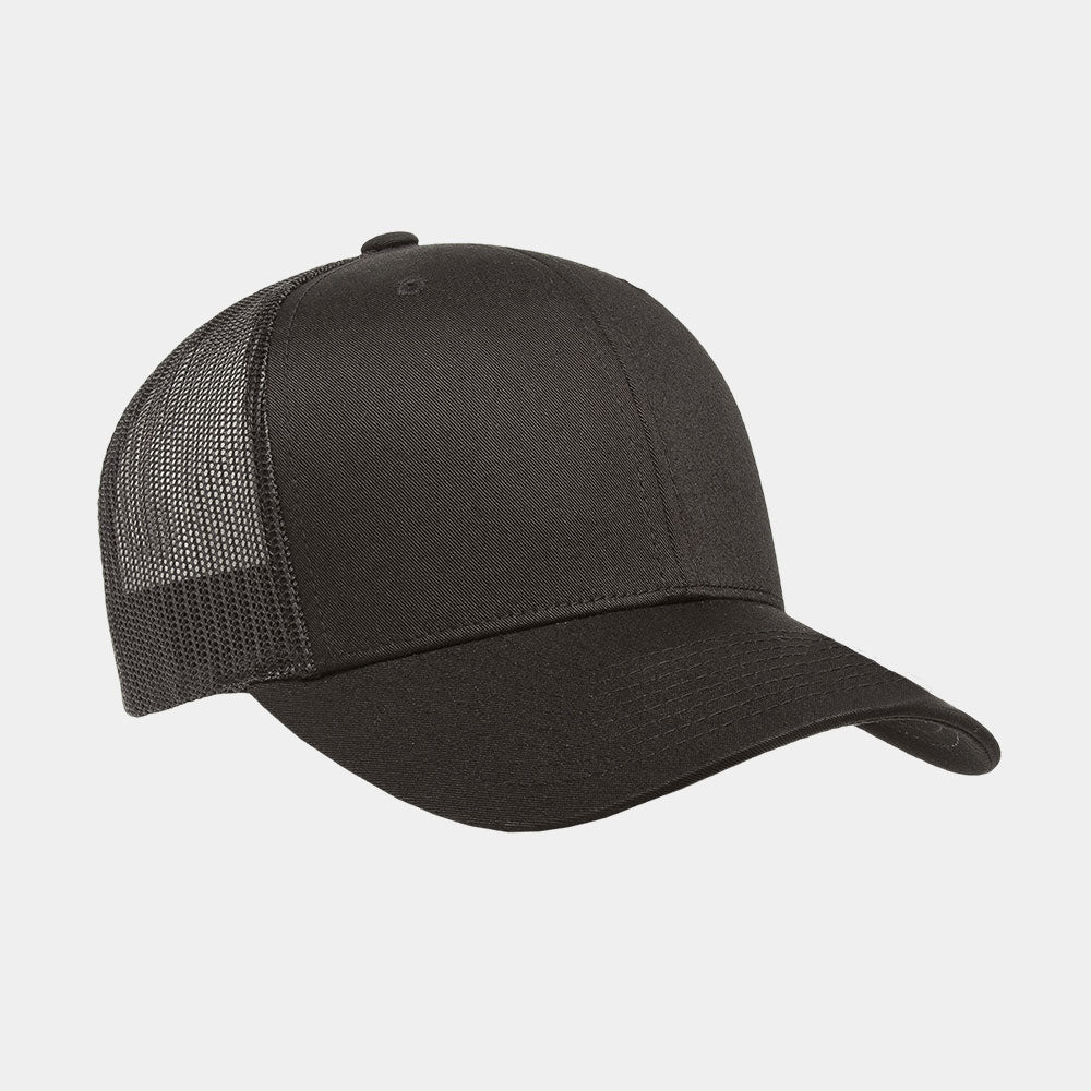 Custom Fishing Hat | Retro Trucker | HeadGills | Black