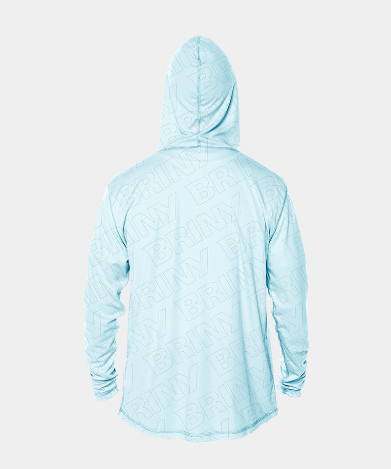 Hooded Long Sleeve Fishing Shirt BARRICADE™ • 2 Prints
