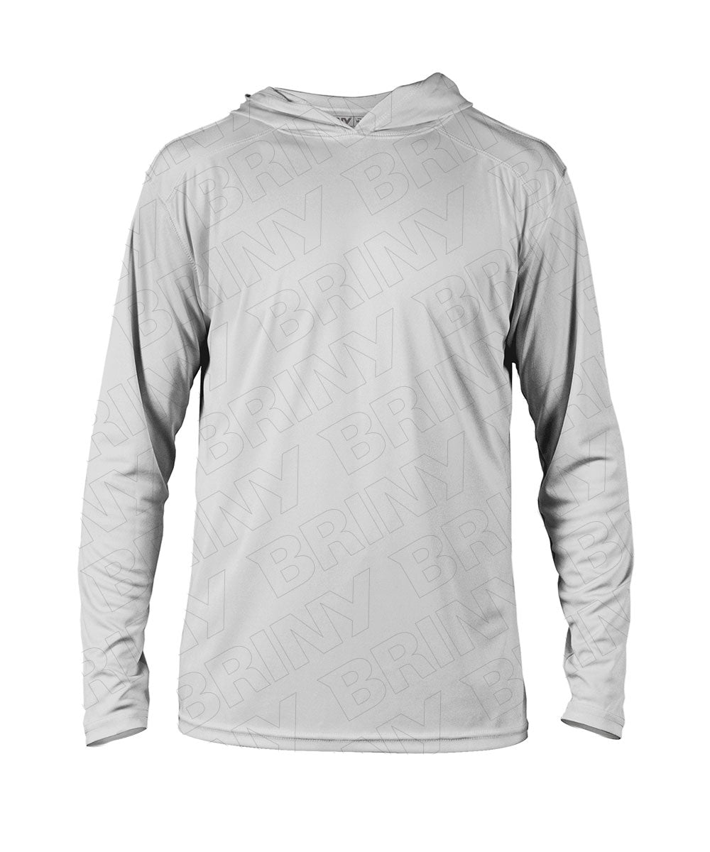 Youth Hooded Long Sleeve Fishing Shirt SeaGuard™ UPF 50+ • 1 Print