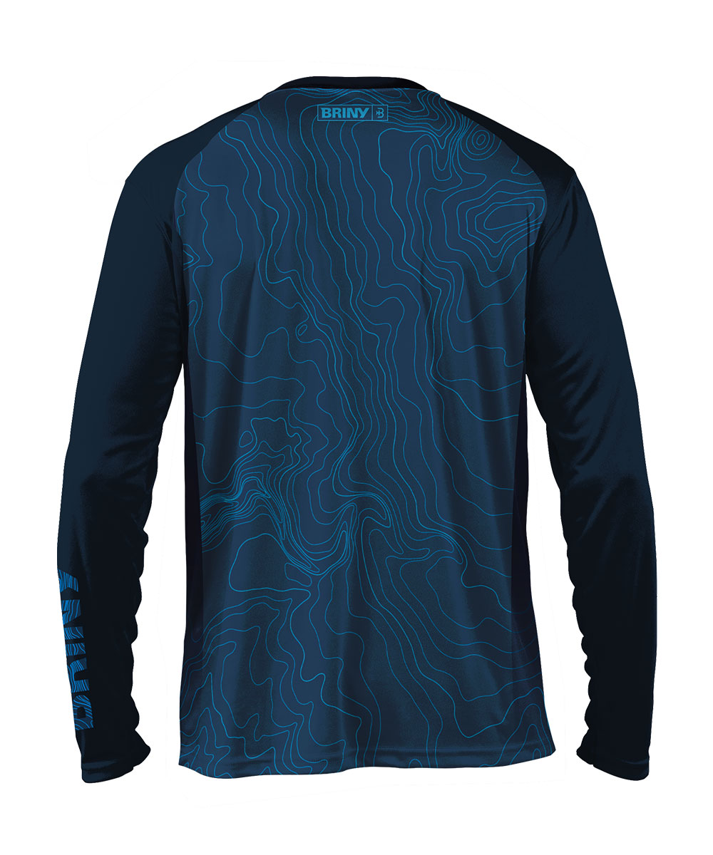 SeaGuard™ Topographer 2.0 Mens Performance Long Sleeve Fishing Shirt – BRINY