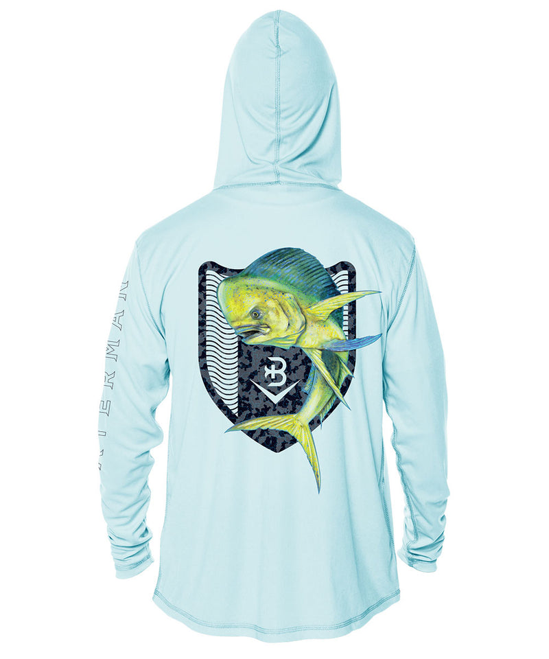 BARRICADE™ Mahi Mens Hooded Fishing Shirt – BRINY