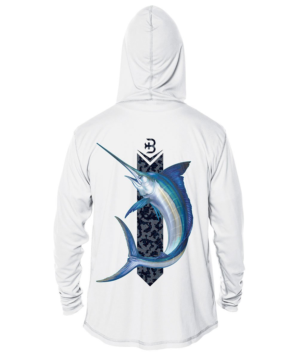 Mens Hooded Fishing Shirt Long Sleeve BARRICADE™