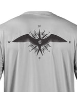 SeaGuard Frigate Luck Grey UV Protection Long Sleeve Fishing Shirt XL / Pearl Grey