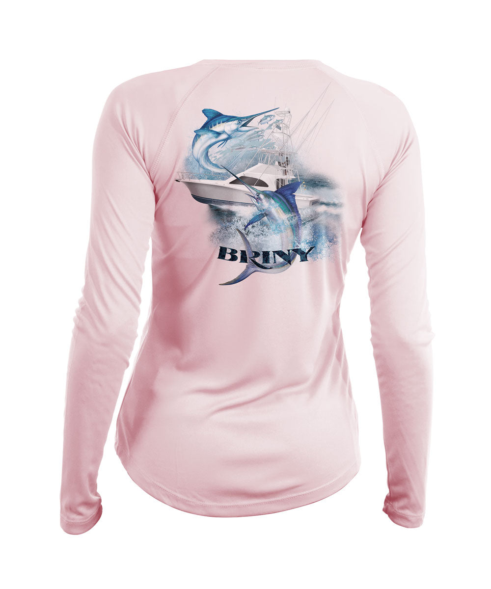 Women's Performance Fishing T-Shirt, Nautical