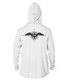 Briny mens fishing shirts with hoods Frigate Luck