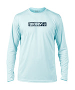 Briny mens long sleeve performance fishing shirt marlin
