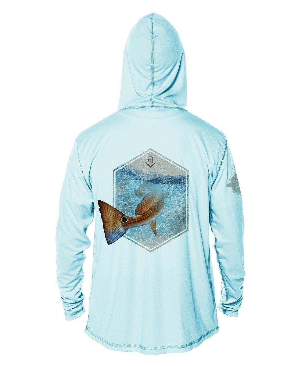 BARRICADE™ REDHEAD | Performance Mens Hooded Fishing Shirt – BRINY