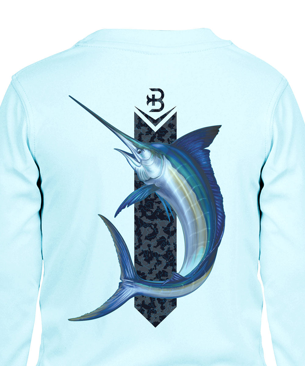 Briny Dually Marlin Mens Performance Fishing Shirt