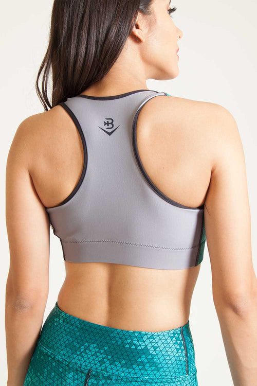 Active Wear, Fitkin Sports Bra Padded Sea Green Size M/ 32B