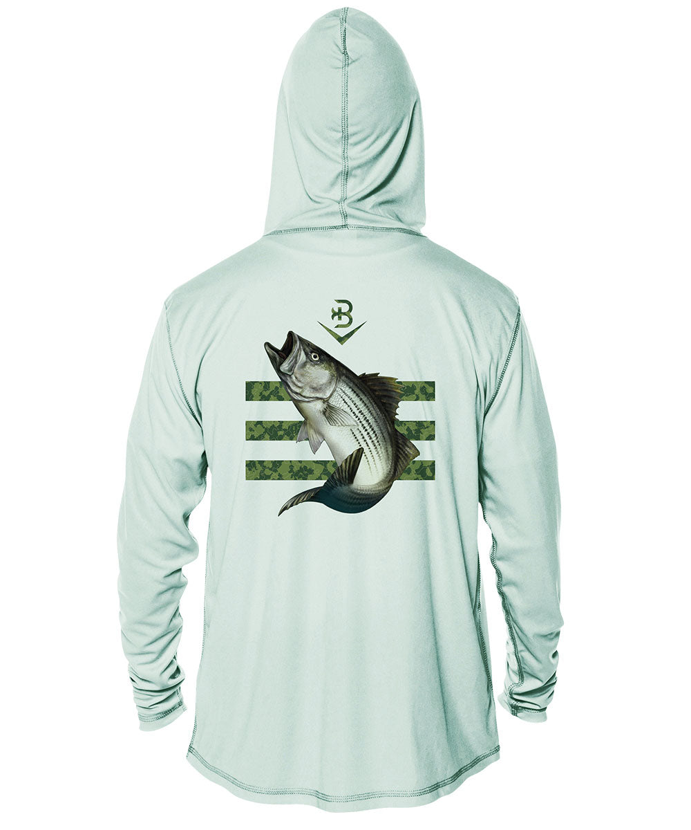 Mens Hooded Fishing Shirt Long Sleeve BARRICADE™